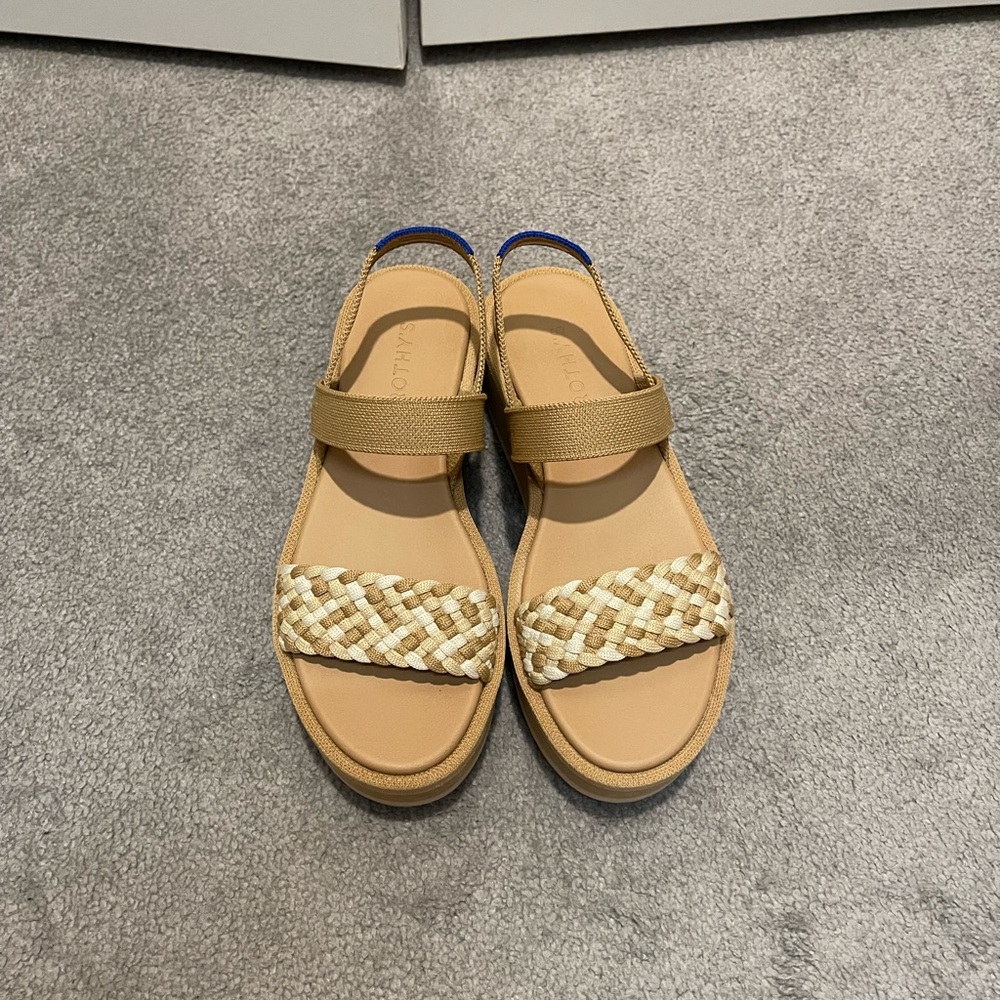 Rothy’s light weight sandal wedge